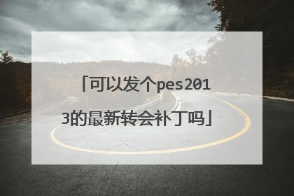 可以发个pes2013的最新转会补丁吗