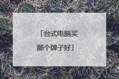 台式电脑买那个牌子好