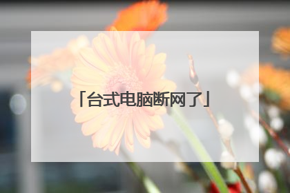 台式电脑断网了