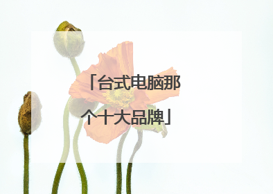 台式电脑那个十大品牌