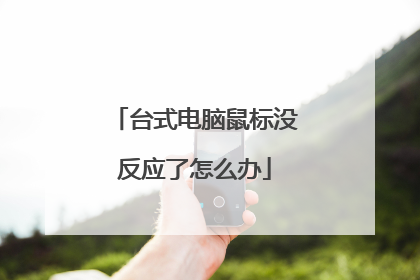 台式电脑鼠标没反应了怎么办