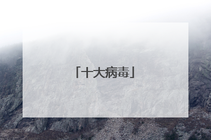 十大病毒