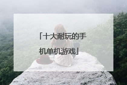 十大耐玩的手机单机游戏