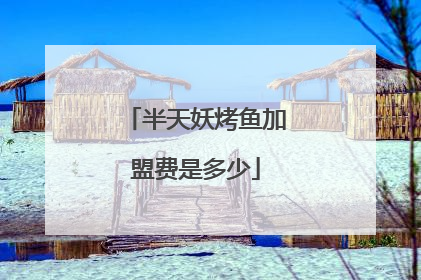 半天妖烤鱼加盟费是多少
