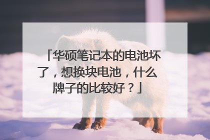 华硕笔记本的电池坏了，想换块电池，什么牌子的比较好？