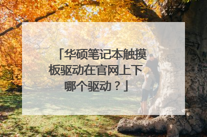 华硕笔记本触摸板驱动在官网上下哪个驱动?