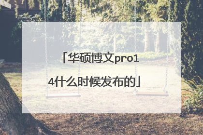 华硕博文pro14什么时候发布的