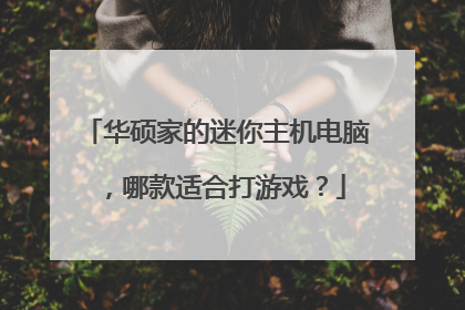 华硕家的迷你主机电脑,哪款适合打游戏?