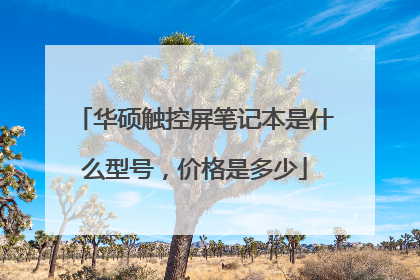 华硕触控屏笔记本是什么型号，价格是多少
