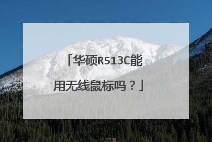 华硕R513C能用无线鼠标吗?