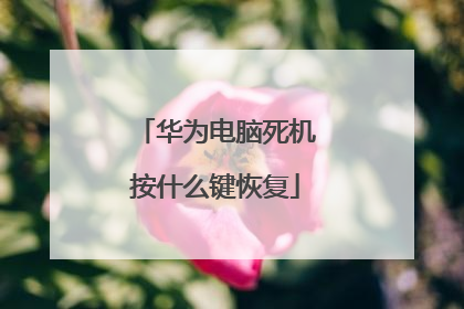 华为电脑死机按什么键恢复