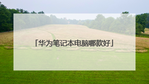 华为笔记本电脑哪款好