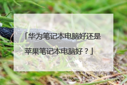 华为笔记本电脑好还是苹果笔记本电脑好？