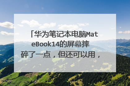 华为笔记本电脑MateBook14的屏幕摔碎了一点,但还可以用,如果更换的话,就一个电脑屏幕的价格是多少?