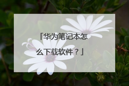 华为笔记本怎么下载软件?