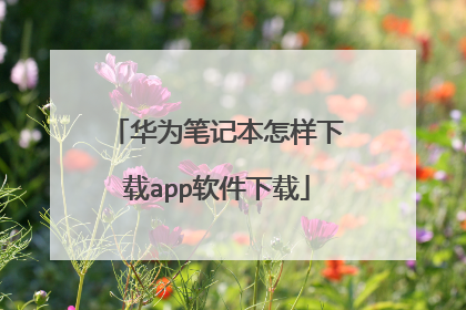 华为笔记本怎样下载app软件下载