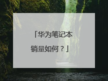 华为笔记本销量如何?