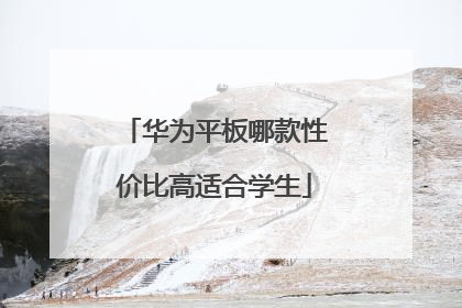 华为平板哪款性价比高适合学生