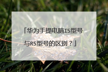 华为手提电脑I5型号与R5型号的区别?