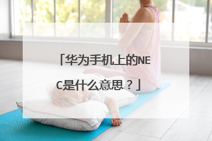 华为手机上的NEC是什么意思?