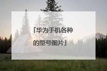 华为手机各种的型号图片