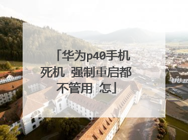 华为p40手机死机 强制重启都不管用 怎