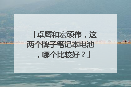 卓鹰和宏硕伟，这两个牌子笔记本电池，哪个比较好？