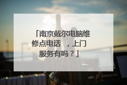 南京戴尔电脑维修点电话 ,上门服务有吗?