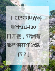 卡塔尔世界杯将于11月20日开赛，亚洲有哪些潜在争冠队伍？