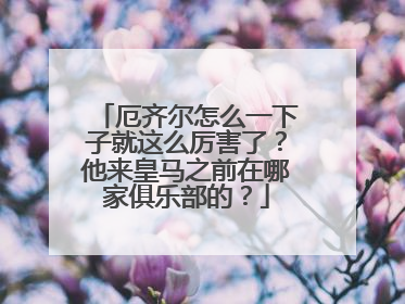 厄齐尔怎么一下子就这么厉害了？他来皇马之前在哪家俱乐部的？