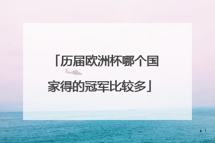 历届欧洲杯哪个国家得的冠军比较多