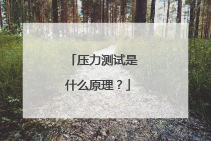 压力测试是什么原理？