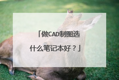 做CAD制图选什么笔记本好？