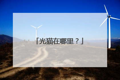 光猫在哪里？