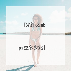 光纤65mbps是多少兆