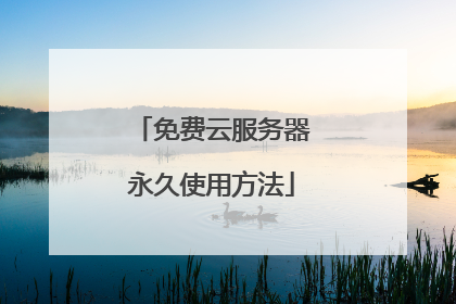 免费云服务器永久使用方法