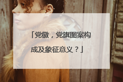 党徽，党旗图案构成及象征意义？