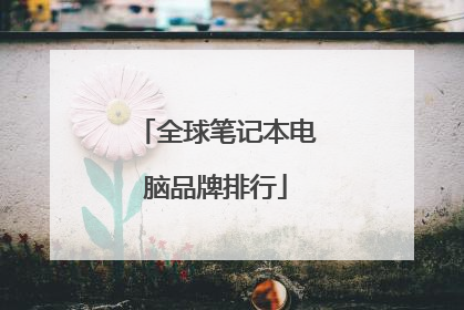 全球笔记本电脑品牌排行