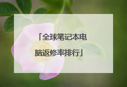 全球笔记本电脑返修率排行