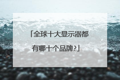 全球十大显示器都有哪十个品牌?