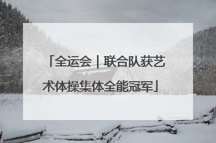全运会|联合队获艺术体操集体全能冠军