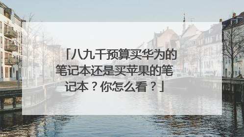 八九千预算买华为的笔记本还是买苹果的笔记本？你怎么看？