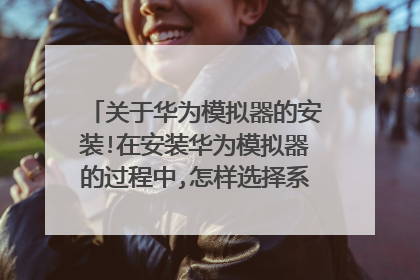 关于华为模拟器的安装!在安装华为模拟器的过程中,怎样选择系统,对系统的硬件