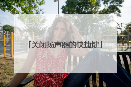 关闭扬声器的快捷键