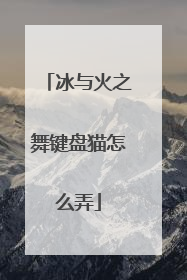 冰与火之舞键盘猫怎么弄