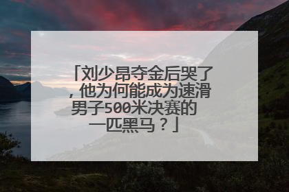 刘少昂夺金后哭了，他为何能成为速滑男子500米决赛的一匹黑马？