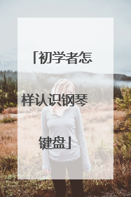 初学者怎样认识钢琴键盘