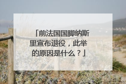 前法国国脚纳斯里宣布退役，此举的原因是什么？