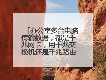办公室多台电脑传输数据,都是千兆网卡,用千兆交换机还是千兆路由器好?