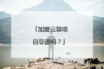 加盟云袋项目靠谱吗?